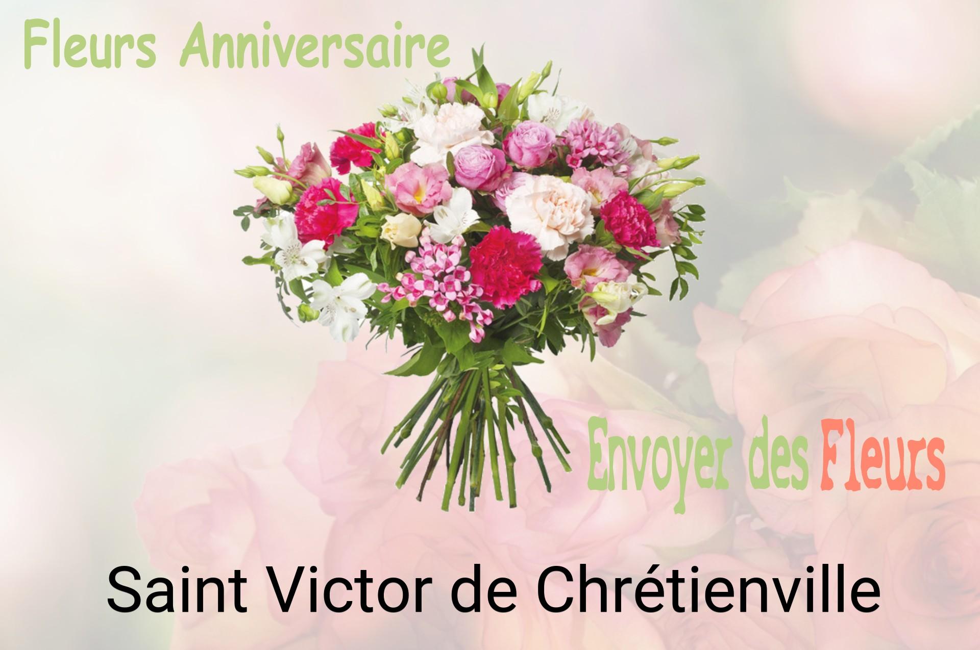 Bouquet de fleurs d’anniversaire livré à Saint-Victor-de-Chrétienville