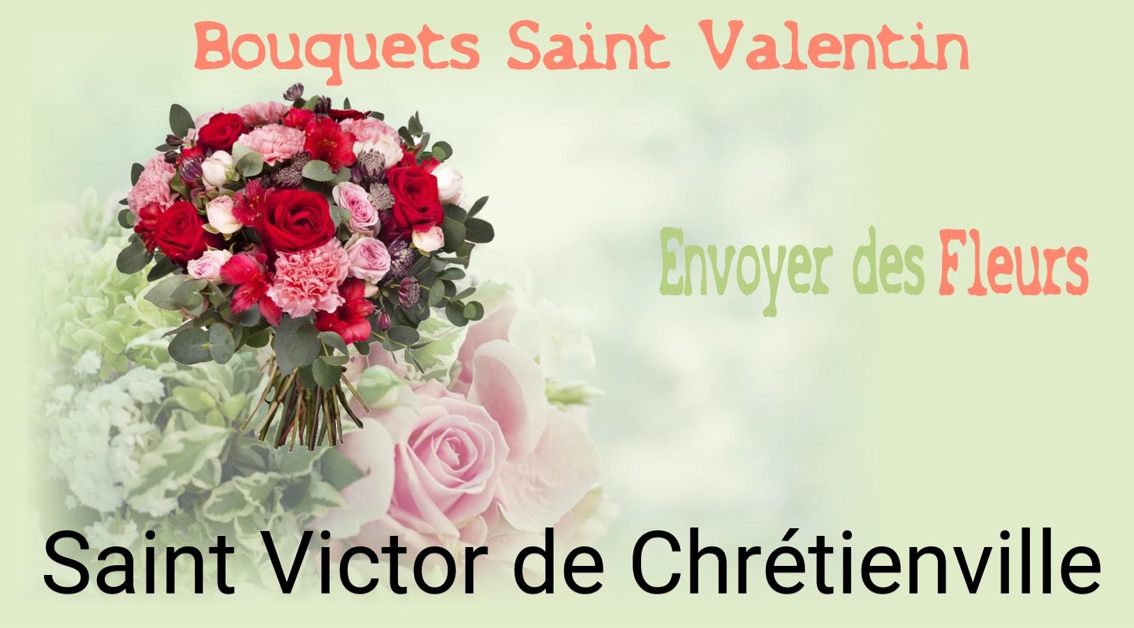 Roses de Saint-Valentin livrées à Saint-Victor-de-Chrétienville